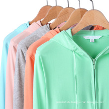 Ladies Thin Style Kapuzen Sweat Shirt für Saison Frühling und Herbst